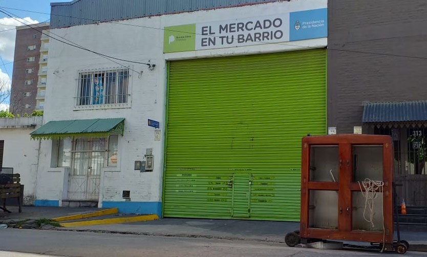 Cerró el puesto fijo de "El Mercado en tu Barrio"