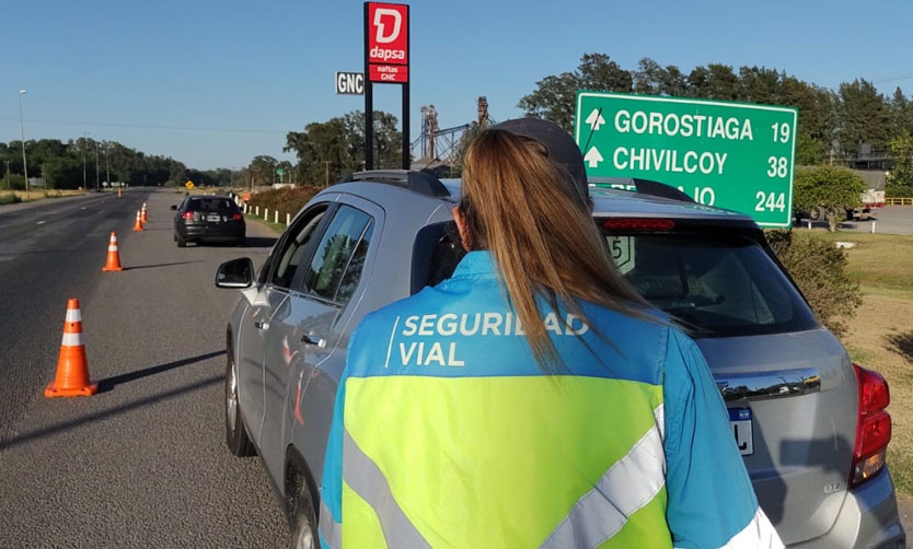 Seguridad vial: más de 500 agentes realizaron controles en todo el país