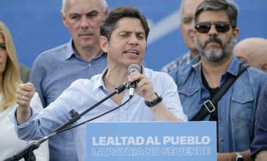 Kicillof: “La única pelea que me interesa es contra las políticas de Milei"