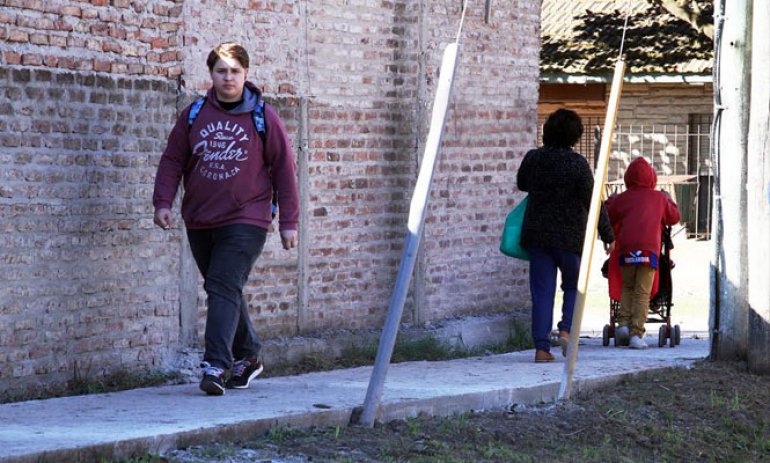 Nuevas obras de veredas unirán la Ruta 26 con el Hospital Pediátrico Falcón