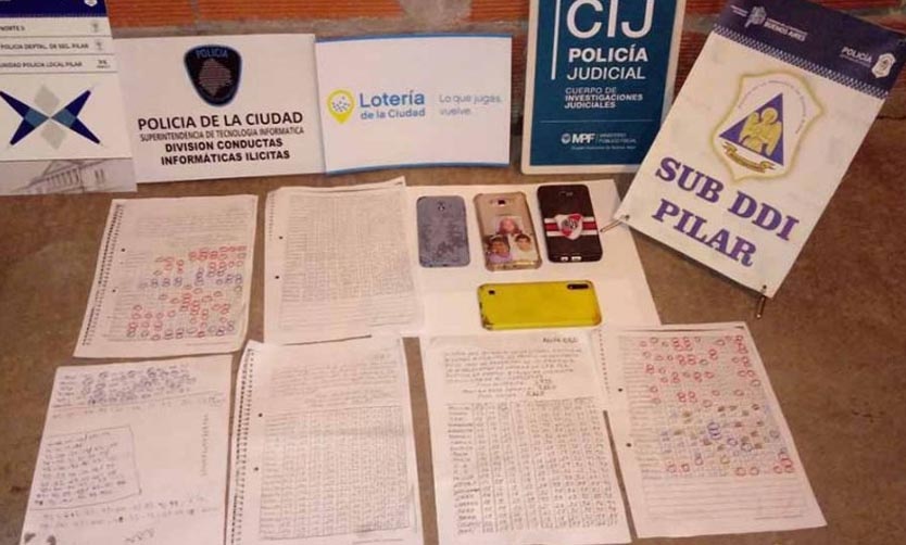 Bingo digital clandestino: allanan una vivienda en Pilar