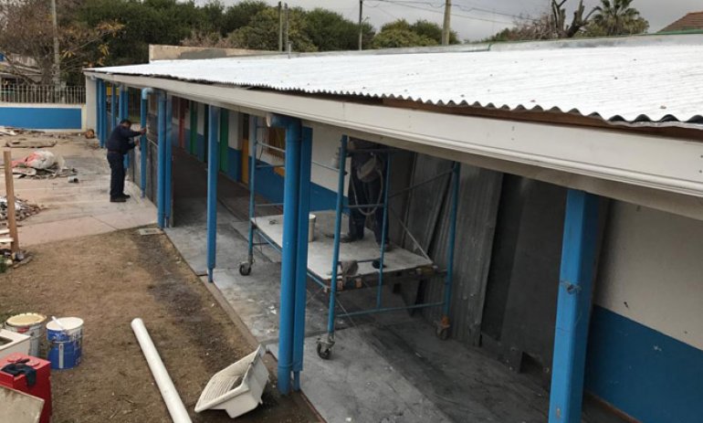 El Municipio apura obras en jardines de infantes y escuelas