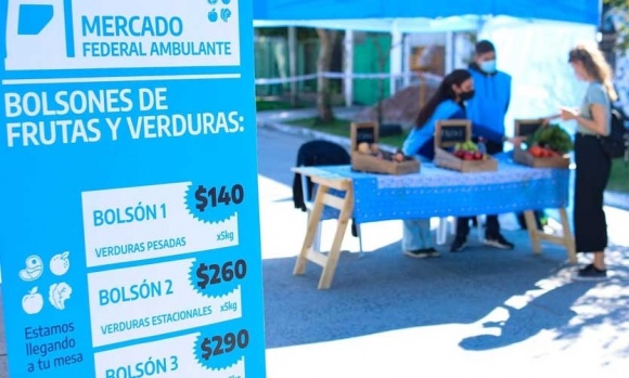 El Mercado Federal vuelve a acercar alimentos frescos a precios populares