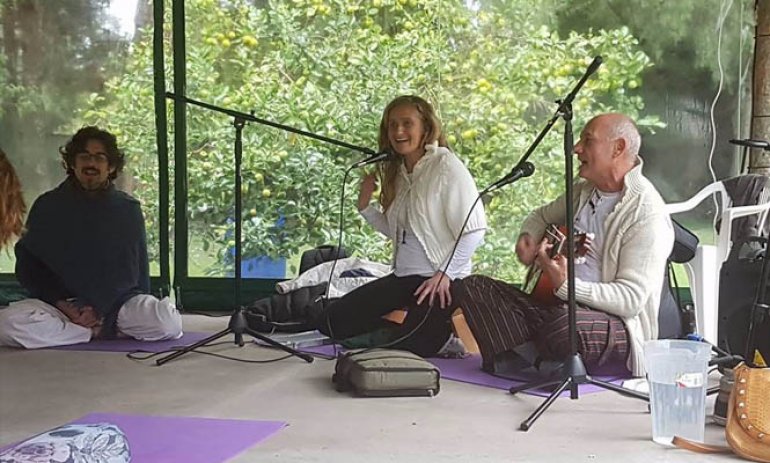 Pilar vivió su Festival de Yoga