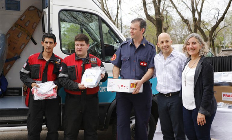 De la mano del Presupuesto Participativo llegó una ambulancia y equipamiento para un centro de salud