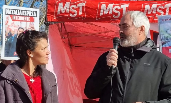 Alejandro Bodart acompañó el cierre de campaña del Frente de Izquierda Unidad