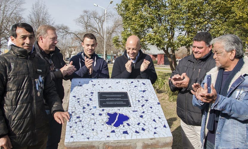 El Municipio homenajeó a Veteranos de Malvinas