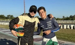 Colapinto y Bizarrap compitieron en Karting y compartieron un divertido intercambio en redes sociales