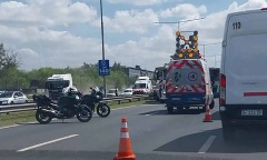 Motociclista fallece tras choque en la Panamericana a la altura de Del Viso