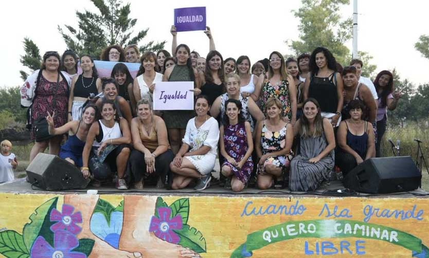 #8M: El Municipio conmemoró el Día de la Mujer con actividades en Derqui