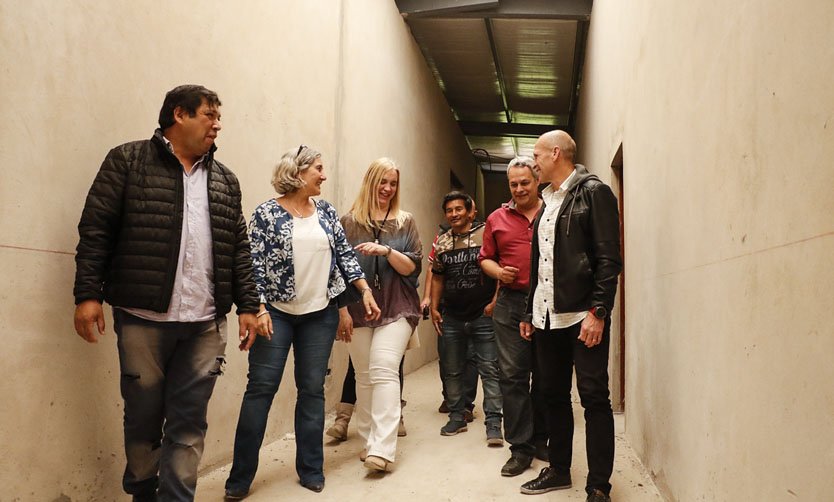 Con la visita de los sindicatos, el Municipio inauguró las recorridas por la obra de la maternidad