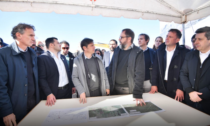 Kicillof anunció la reactivación de las obras de la “Ruta del Cereal”