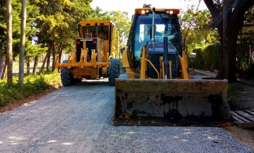 El Municipio finalizó con una serie de mejoras en calles de Villa Rosa