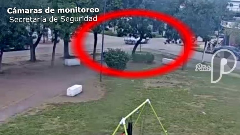 Video: Tras una persecución cayó un ladrón que había robado un auto