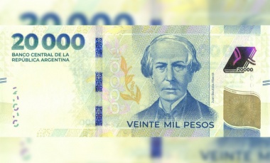 Difunden medidas de seguridad para evitar estafas con el nuevo billete de $20.000