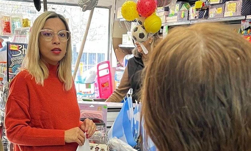 Adriana Cáceres pidió obras en el arroyo Garín para evitar inundaciones