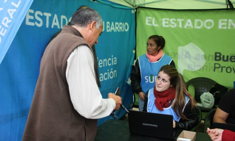 Llega la última jornada del "El Estado en Tu Barrio" en Pilar centro