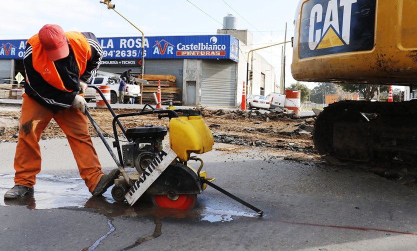 Durante 15 días cortarán el tránsito en calle Chacabuco y Ruta 25