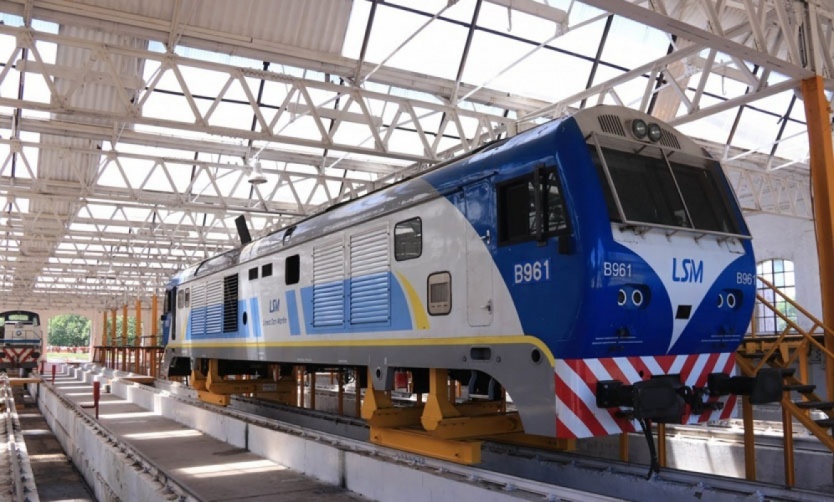 El Gobierno nacional comprará locomotoras a China para el tren San Martín