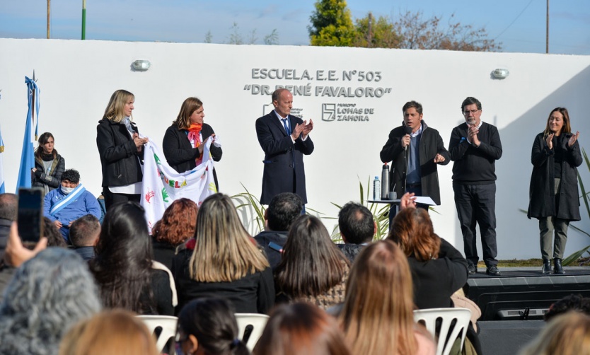 Kicillof: “No vamos a contestar chicanas, sino con los hechos y las obras que estamos realizando"