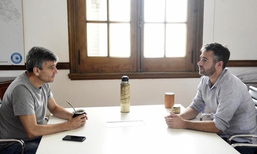 Con el eje en la lucha contra el hambre, se reunieron Achával y Zabaleta