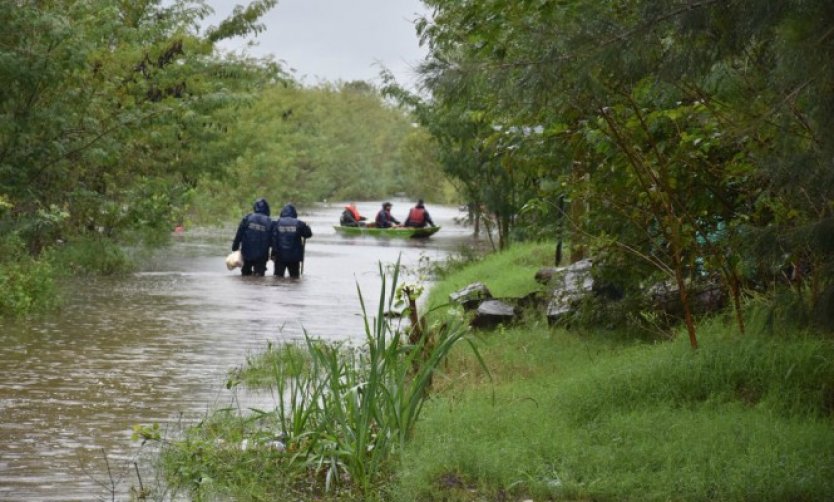 Por el temporal, más de cien personas siguen evacuadas