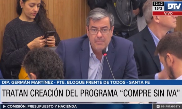 Dictamen de mayoría al proyecto que crea el programa “Compre Sin IVA”