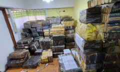 Secuestran en Pilar 7 toneladas de marihuana que llegaban en un camión de un clan narco