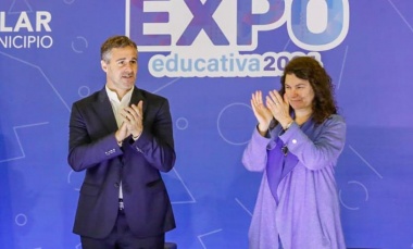 Achával encabezó la apertura de la Expo Educativa Pilar