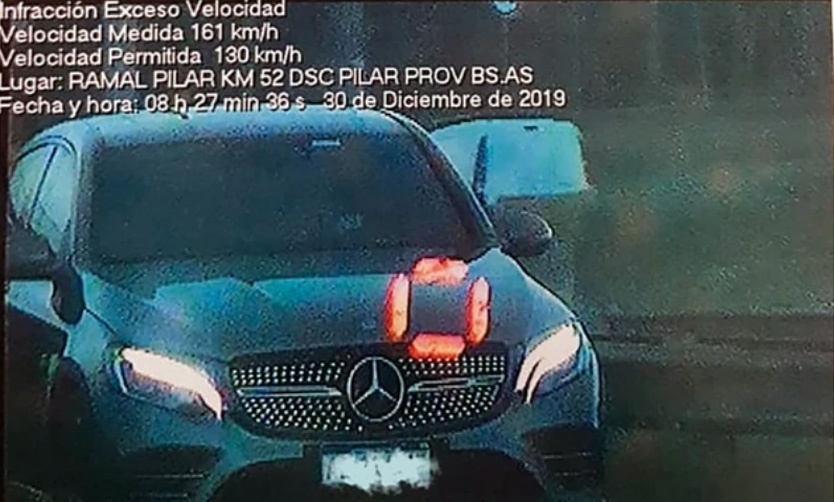 Manejaban a 170 km/h en la Panamericana: serán multados con casi 10 mil pesos