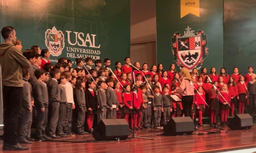 El Polo Educativo Pilar realizó su Encuentro Coral de Primaria en el Campus de la USAL